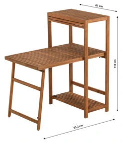 Dehner Balkonset Neapel, 3-teilig -Günstig Gartenbedarf 6712368 WE BG 001 BalkonsetNeapel