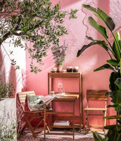 Dehner Balkonset Neapel, 3-teilig -Günstig Gartenbedarf 6712368 WE MO 001 DehnerBalkonsetNeapelNaturNEU