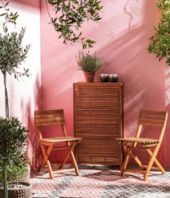 Dehner Balkonset Neapel, 3-teilig -Günstig Gartenbedarf 6712368 WE MO 002 DehnerBalkonsetNeapelNaturNEU