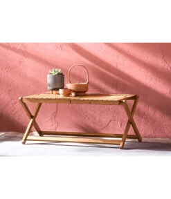 Dehner Tablett-Tisch Macao, Ca. B90/H38/T50 Cm -Günstig Gartenbedarf 6713556 WE MO 001 TabletttischMacao