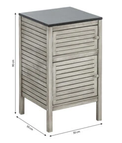 Dehner Schrank Southampton, Ca B50/H90/T50 Cm -Günstig Gartenbedarf 6713663 WE BG 001 SchrankSouthampton50Grau