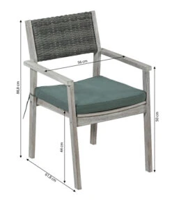 Dehner Stapelstuhl Stockholm -Günstig Gartenbedarf 6713820 WE BG 001 StapelstuhlStockholm