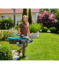 GARDENA Akku-Rasenmäher PowerMax 32/36V P4A Set -Günstig Gartenbedarf 6725931 WE MO 004 GARDENAAkkuRasenmaeherPowerMax3236VP4ASet 1