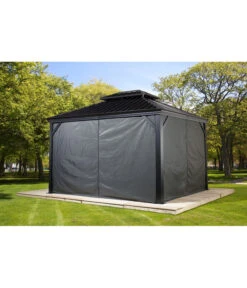 Sojag Vorhang-Set Messina -Günstig Gartenbedarf 6752810 WE MO 003 VorhangSetMessina