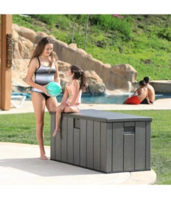 Lifetime Kissenbox Harmony, 570 L -Günstig Gartenbedarf 6752950 WE MO 003 Kissenbox570LDunkelgrau