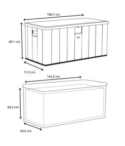 Lifetime Kissenbox Harmony, 570 L -Günstig Gartenbedarf 6752968 WE FS 004 Kissenbox570LSand
