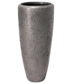 Fleur Ami Kunststoff-Vase Grace, Konisch, Silber