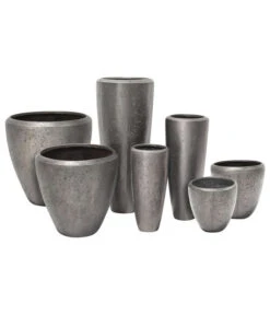 Fleur Ami Kunststoff-Topf Grace, Konisch, Silber 5 Fleur Ami Kunststoff-Topf Grace, Konisch, Silber -Günstig Gartenbedarf 6759328 WE DE 001 FleurAmiKunststoffTopfGracerundsilber
