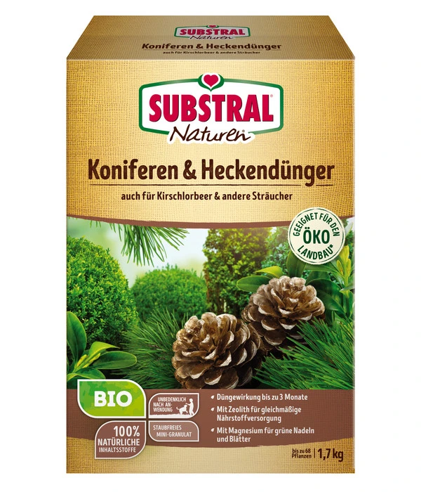 Substral® Naturen® Koniferen & Heckendünger, 1,7 Kg 3 Substral® Naturen® Koniferen & Heckendünger, 1,7 Kg