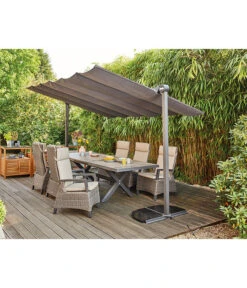 Siena Garden Sonnensegel Enna, Rechteckig, Ca. B350/H220/T250 Cm -Günstig Gartenbedarf 6776389 WE MO 002 SONNENSEGEL ENNA 350X250