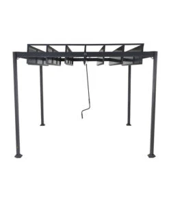 Siena Garden Pavillon Florenz -Günstig Gartenbedarf 6776868 WE FS 004 PAVILLON FLORENZ 3X3 ANTH