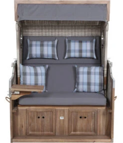 DeVries Strandkorb Greenline 175 -Günstig Gartenbedarf 6776900 WE FS 005 PureGreen