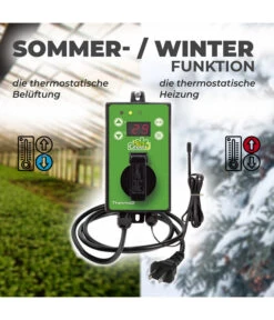 Bio Green Überwinterungszelt-Set Arctic, Inkl. Heizung & Frostwächter, Ca. B186/H175/T84 Cm 36 Bio Green Überwinterungszelt-Set Arctic, Inkl. Heizung & Frostwächter, Ca. B186/H175/T84 Cm -Günstig Gartenbedarf 6814636 WE DE 001 BioGreenThermostat