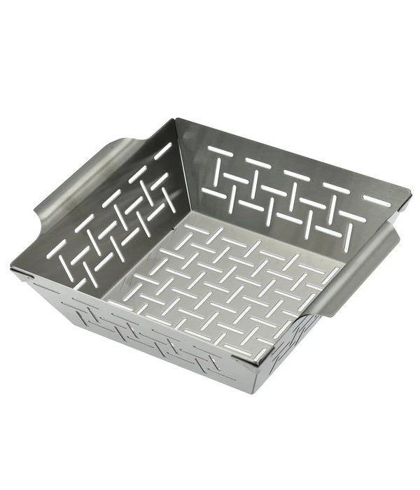 Dehner BBQ Edelstahl-Gemüsekorb, Ca. B21,3/H6,5/T21,3 Cm 3 Dehner BBQ Edelstahl-Gemüsekorb, Ca. B21,3/H6,5/T21,3 Cm