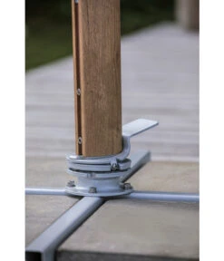 Dehner Ampelschirm Zypern, Holzoptik, Quadratisch, Ca. B300/T300 Cm -Günstig Gartenbedarf 6865562 WE DE 004 AmpelschirmZypernHellbraun