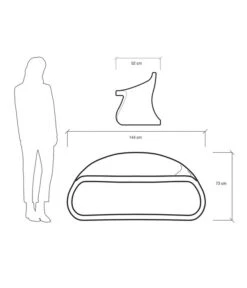 Farmet Kunststoff-Gartensofa For Two -Günstig Gartenbedarf 6884258 WE DE 001 Sofafortwoelfenbein