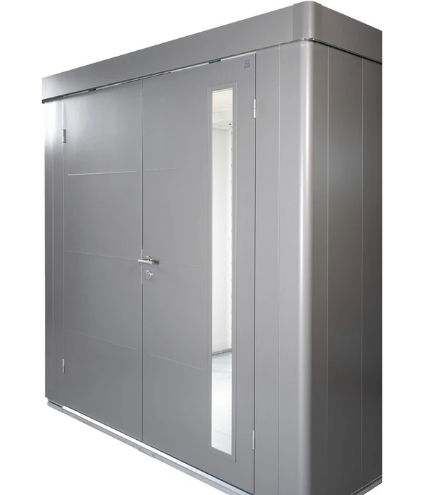 Biohort Gerätehaus Neo 4D, Quarzgrau/silber 7 Biohort Gerätehaus Neo 4D, Quarzgrau/silber - Image 5