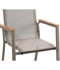 Dehner Stapelstuhl Cleveland, Hellbraun -Günstig Gartenbedarf 6894083 WE DE 001 StapelstuhlClevelandH B