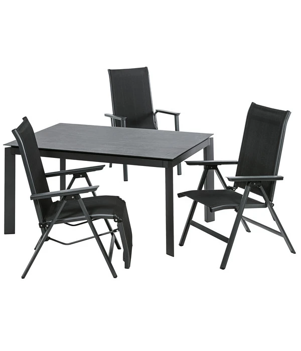 Dehner Stapelstuhl Cleveland, Dunkelgrau 4 Dehner Stapelstuhl Cleveland, Dunkelgrau - Image 2