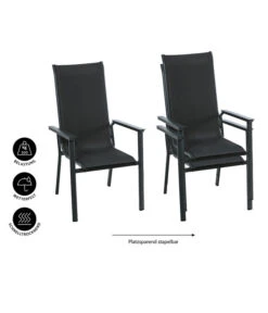 Dehner Stapelstuhl Cleveland, Dunkelgrau 13 Dehner Stapelstuhl Cleveland, Dunkelgrau -Günstig Gartenbedarf 6894133 WE IG 001 DehnerStapelstuhlCleveland