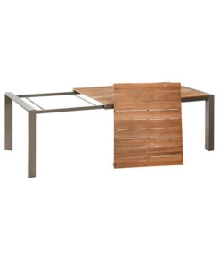 Dehner Holz-Ausziehtisch Cleveland, Ca. B160-240/H76/T101 Cm -Günstig Gartenbedarf 6895387 WE FS 003 AusziehtischClevelandGrauNEU