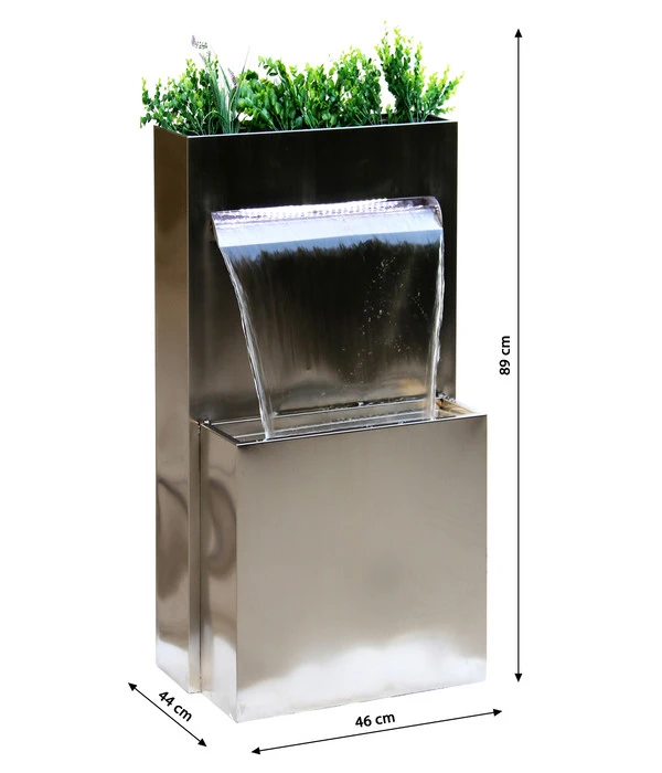 Dehner Edelstahl-Gartenbrunnen Dallas, Ca. H89 Cm 6 Dehner Edelstahl-Gartenbrunnen Dallas, Ca. H89 Cm - Image 4