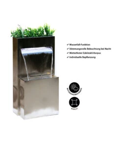 Dehner Edelstahl-Gartenbrunnen Dallas, Ca. H89 Cm 9 Dehner Edelstahl-Gartenbrunnen Dallas, Ca. H89 Cm -Günstig Gartenbedarf 6895437 WE DE 002 DehnerEdelstahlGartenbrunnenDallas