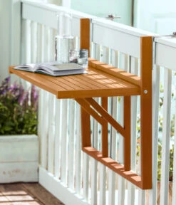 Dehner Balkonhängetisch, Ca. B90/H65/T41,7 Cm -Günstig Gartenbedarf 6897748 WE MO 001 DehnerBalkonklapptischStavanger