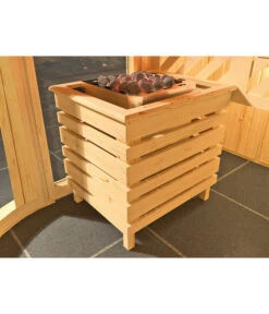 Weka Sauna Sara Mit Glastür Und Fenster, Inkl. Ofen -Günstig Gartenbedarf 6914329 WE DE 002 WekaSaunaSara