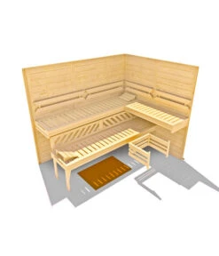 Weka Sauna Kemi Panorama Inkl. Ofen, Ca. B162/H200/T193 Cm -Günstig Gartenbedarf 6914410 WE DE 002 WekaSaunaKemiPamorama