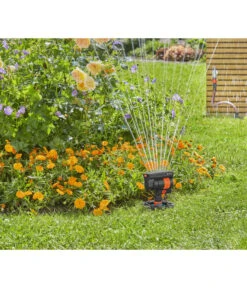 GARDENA Sprinklersystem Start-Set Pipeline Mit Viereckregner -Günstig Gartenbedarf 6916258 WE MO 002 GardenaSprinklersystemStart SetPipelinemitViereckregnerN