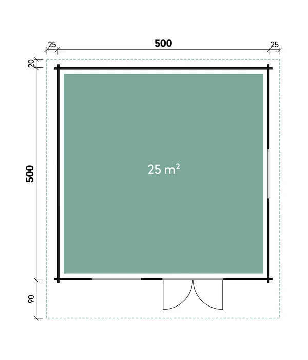 Wolff Finnhaus Gartenhaus Nordkap 44-F 5 Wolff Finnhaus Gartenhaus Nordkap 44-F - Image 3