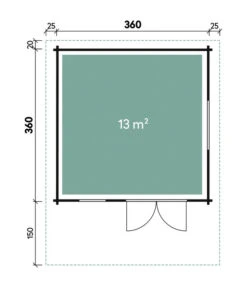 Wolff Finnhaus Gartenhaus Nordkap 70-B -Günstig Gartenbedarf 6930564 WE DE 001 FinnhausBBHNordkap