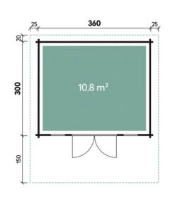 Wolff Finnhaus Gartenhaus Hammerfest 70-A -Günstig Gartenbedarf 6930630 WE DE 001 FinnhausBBHHammerfest70D