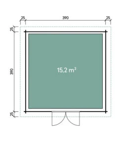 Wolff Finnhaus Blockbohlenhaus Malmö 70-C -Günstig Gartenbedarf 6931406 WE DE 001 FinnhausBBHMalmoe