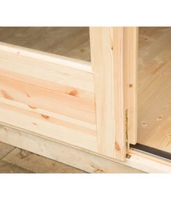 Wolff Finnhaus Gartenhaus Trondheim 70-D, Inkl. Lounge 300 Links, Ca. B770/H256/T450 Cm -Günstig Gartenbedarf 6931653 WE DE 008 FinnhausTr70DTuer