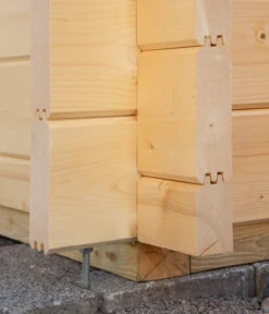 Wolff Finnhaus Gartenhaus Trondheim 70-D, Inkl. Lounge 300 Links, Ca. B770/H256/T450 Cm -Günstig Gartenbedarf 6931653 WE DE 010 FinnhausTr70DTuer