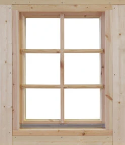 Wolff Finnhaus Einzelfenster Gartenhaus, 70 Mm