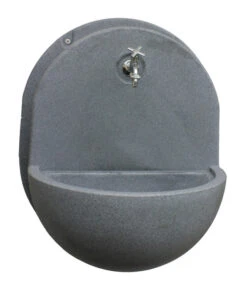 Roto Garten-Waschbecken Mars, Ca. H90 Cm -Günstig Gartenbedarf 6943591 WE FS 002 RotoGartenWaschbeckenMarsGrau