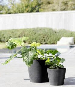 Ecopots Kunststoff-Topf Amsterdam Mit Wassersystem, Rund -Günstig Gartenbedarf 6949937 6949945 6949952 6949960 WE MO 001 EcopotsKunststoffTopfAmsterdammitWassersystemrunddunkelgrau