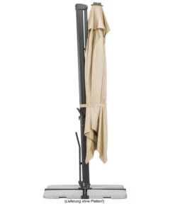 Schneider Ampelschirm Rhodos Smart, Quadratisch, Ca. B300/T300 Cm -Günstig Gartenbedarf 6953384 WE FS 004 SchneiderAmpelschirmRhodosSmartnatur