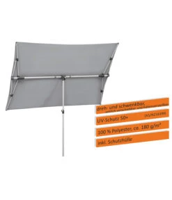 Schneider Sonnenschirm Novara, Rechteckig, Ca. B190/T140 Cm 19 Schneider Sonnenschirm Novara, Rechteckig, Ca. B190/T140 Cm -Günstig Gartenbedarf 6953541 WE IG 001 SchneiderSonnenschirmNovarasilvergrau