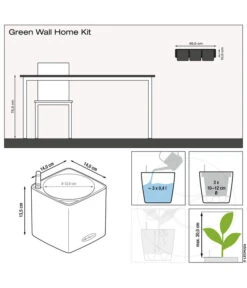LECHUZA® CUBE Color Green Wall Home Kit, Ca. B48/H14/T15 Cm 11 LECHUZA® CUBE Color Green Wall Home Kit, Ca. B48/H14/T15 Cm -Günstig Gartenbedarf 6963037 6963045 WE FS 003 GreenWallHomeKit
