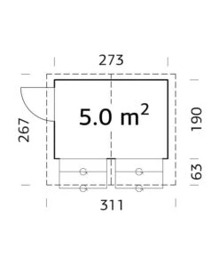Palmako Marktstand Stella -Günstig Gartenbedarf 6977854 WE BG 001 PalmakoMarktstandStella