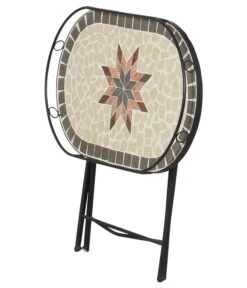 Siena Garden Mosaikserviertisch Stella, Ca. B68/H60/T41 Cm -Günstig Gartenbedarf 6986624 WE FS 003 StellaServiertisch68x41x60cm