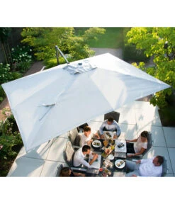 Siena Garden Ampelschirm Cirrus, Quadratisch, Ca. B350/T350 Cm -Günstig Gartenbedarf 6987994 WE MO 001 SienaGardenCirrus350x350cm