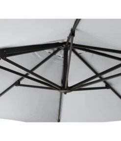 Siena Garden Ampelschirm Sunset N+, Quadratisch, Ca. B300/T300 Cm -Günstig Gartenbedarf 6988075 WE DE 005 SienaGardenAmpelschirmSunsetN300x300cmGrau