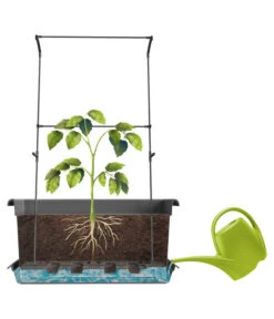 Magnus Kunststoff-Blumenkasten, Rechteckig. Ca. B98/H37/T38 Cm -Günstig Gartenbedarf 6997449 WE FS 004 MagnusKunststoffBlumenkastengrau