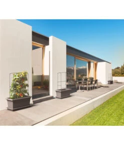 Magnus Kunststoff-Blumenkasten, Rechteckig. Ca. B98/H37/T38 Cm -Günstig Gartenbedarf 6997449 WE MO 002 MagnusKunststoffBlumenkastenschwarz