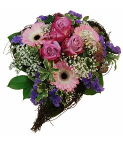 Blumenstrauß Rebenherz, Ca. Ø32 Cm